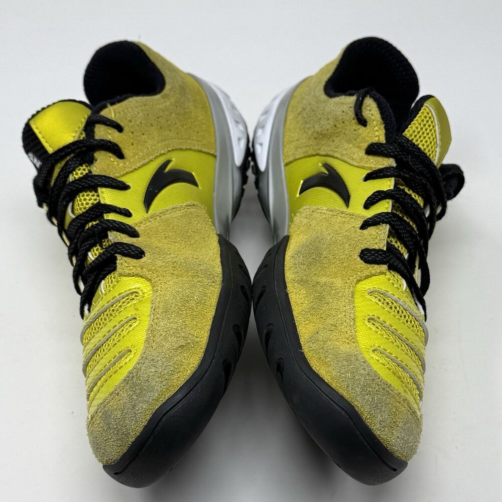 Anta Fencing Shoes Mens 6.5 Yellow Suede Mesh Professional Lightweight - Picture 8 of 16